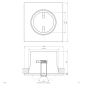 EVN Halogen-Einbauleuchte Quadrat 759411 