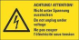 HEIN 172989 Warn-Kombischild ACHTUNG! 