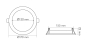 Nobile LED Panel Flat 130 R   1571301012 