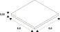 SLV Abdeckring Schwarz eckig     1008096 