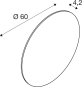 SLV MANA 60 Leuchtenschirm rund  1008204 