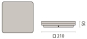PIL LED-Wand-und Deckenleuchte   3105556 