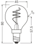 Osram Vintage 1906 LED 4.9W 922 Gold 