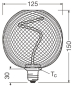 Osram DECOR SPIRAL 3.5W 818 E27 