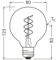 Osram Vintage 1906 LED 8W 922 Gold 