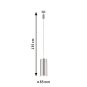 PAULM URAIL LED-Pendelleu. Barrel  95177 