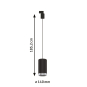 Paulmann ProRail3 Pendant Corus    95405 