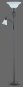 TRIO Stehleuchte Rost/Glas ws 4602021-24 
