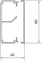 Hager Leitungsführungskanal LF4009109016 