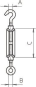 OBO 945 M16 A4 Spannschloss M16 A4 