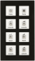 MDT RF-GTT8S.01 KNX RF+ Funk Glastaster 