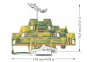 WAGO 280-597 Dreistockklemme,6-Leiter- 