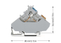 WAGO 280-567 3-Leiter- 