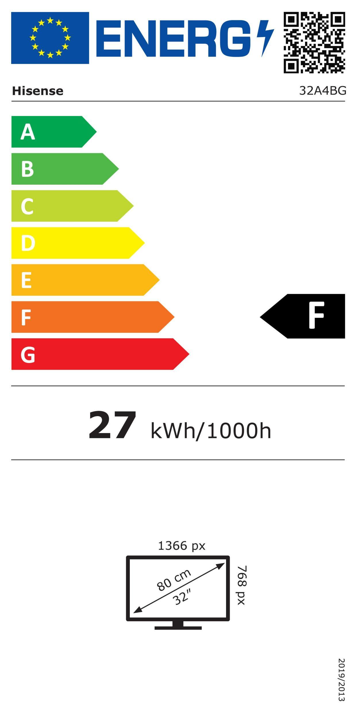 Hisense 32A4BG sw LED-TV 