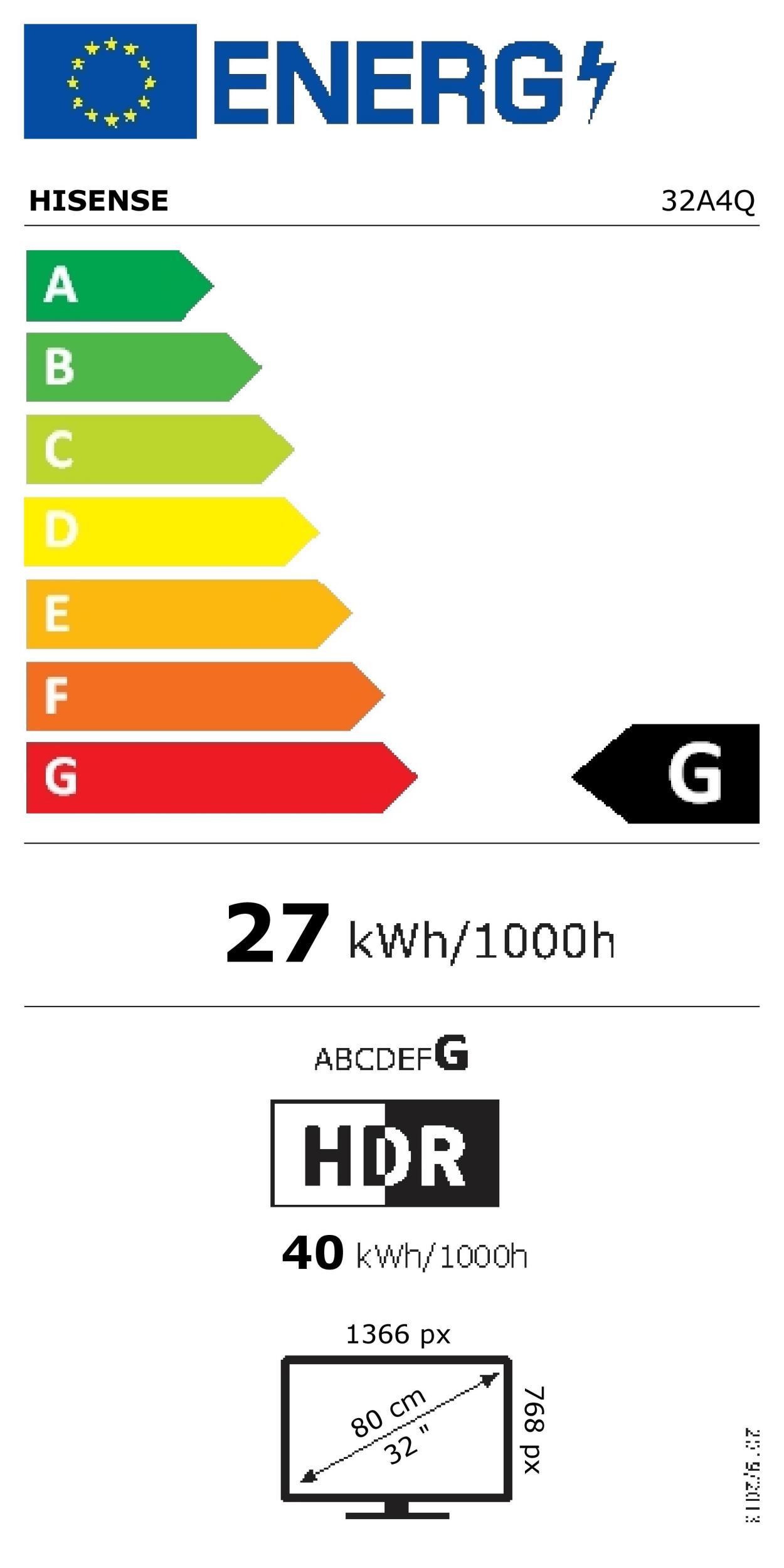 Hisense 32A4Q sw LED-TV 
