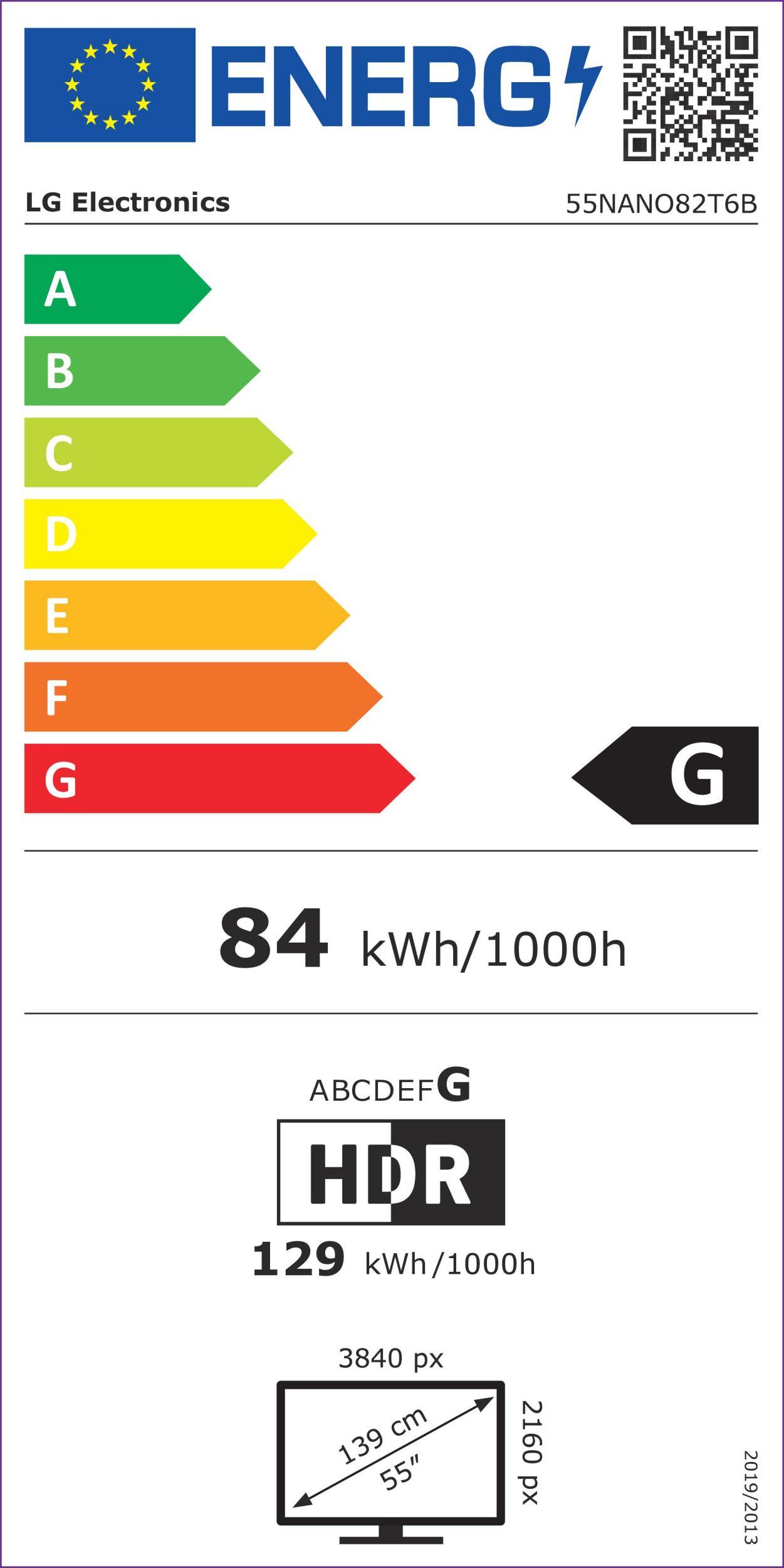 LG 55NANO82T6B sw NanoCell LED-TV 