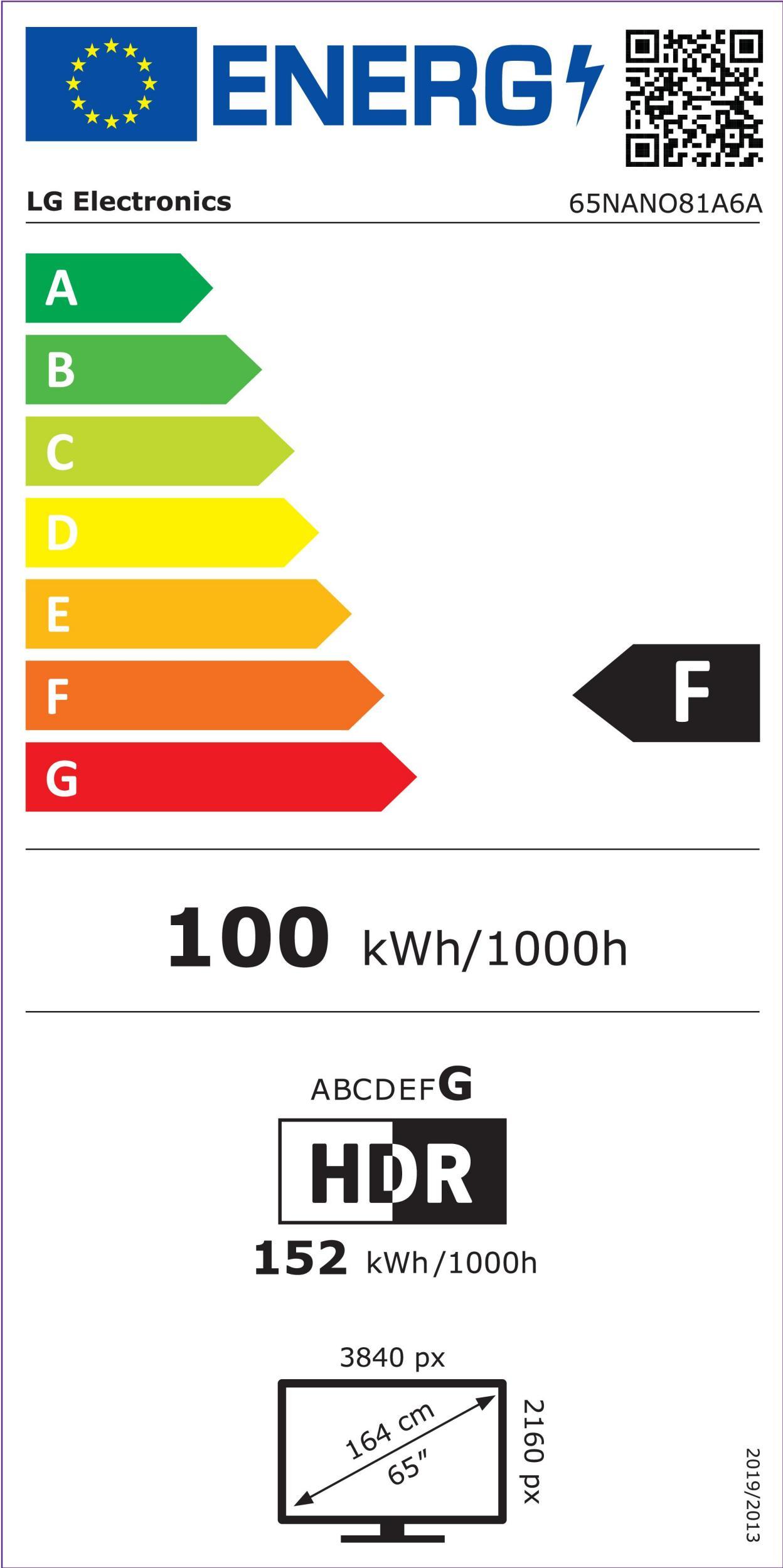 LG 65NANO81A6A sw NanoCell LED-TV 