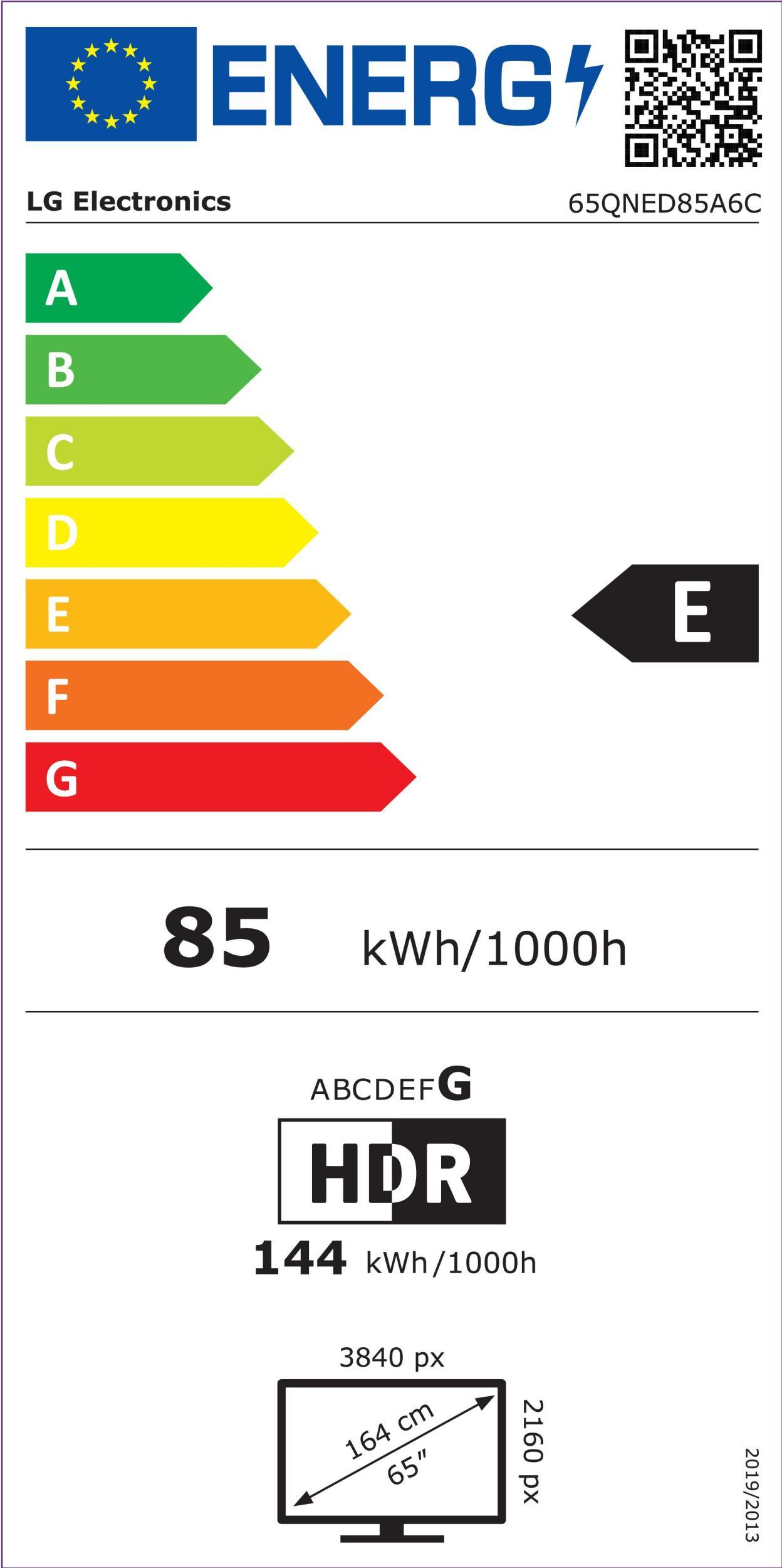 LG 65QNED85A6C sw QNED-TV 