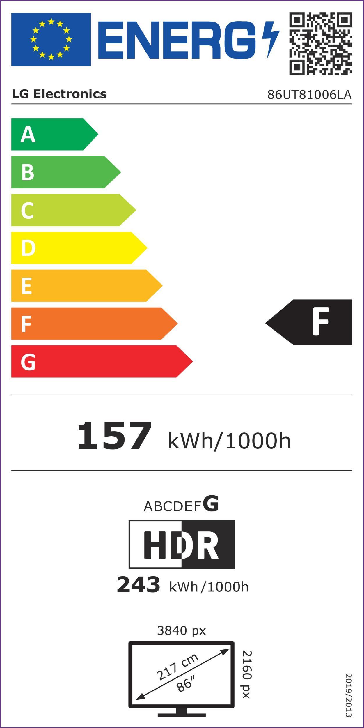 LG 86UT81006LA sw LED-TV 