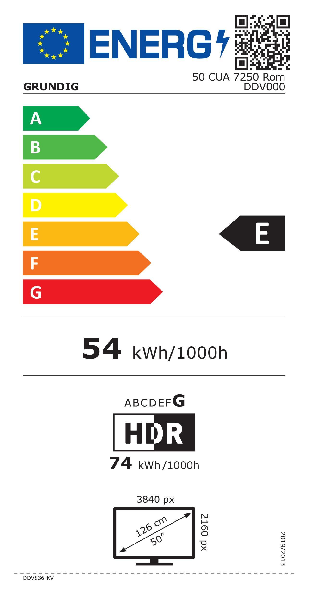 Grundig 50CUA7250 Rom anth LED-TV FH 