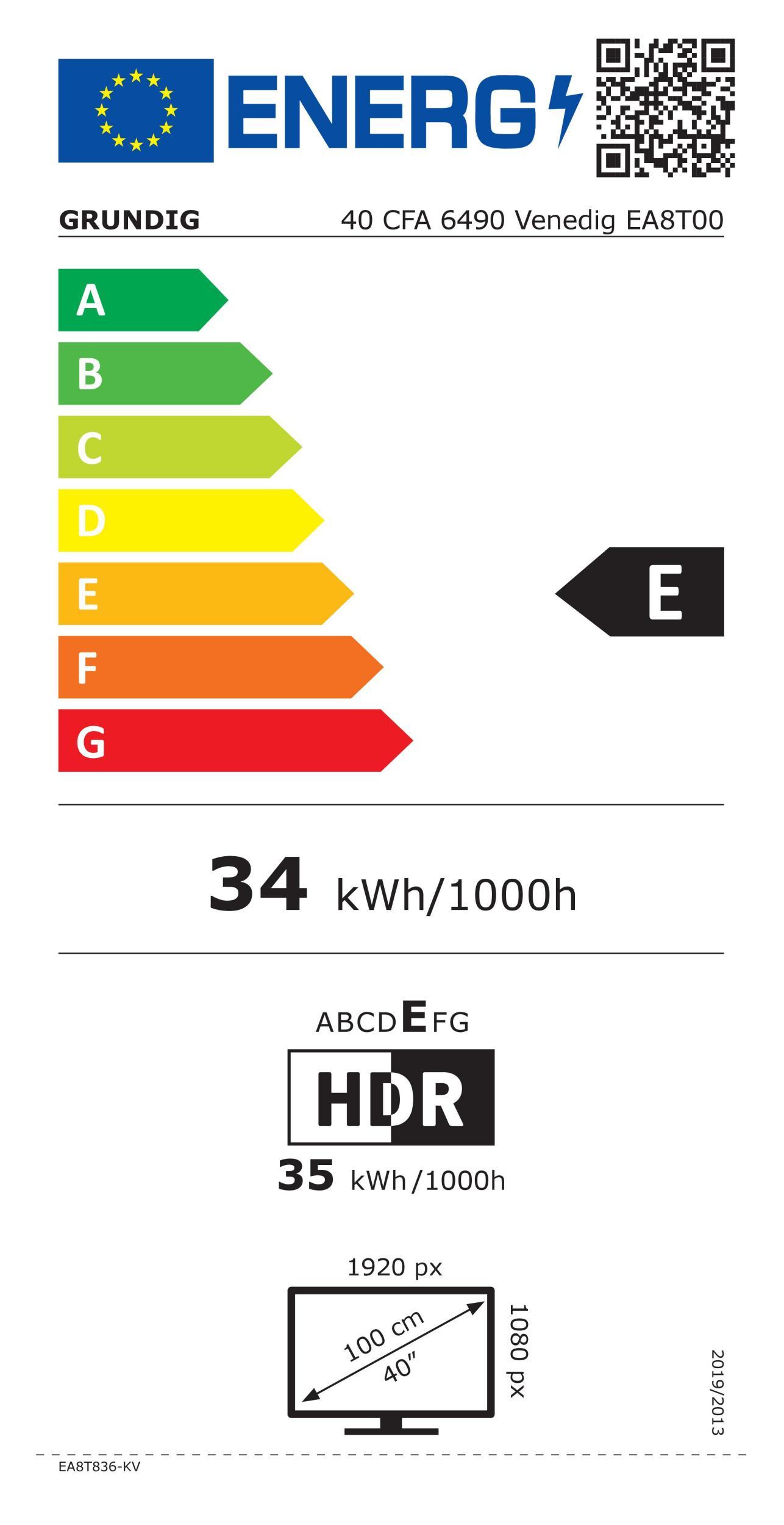 Grundig 40CFA6490 Venedig si LED-TV FH 