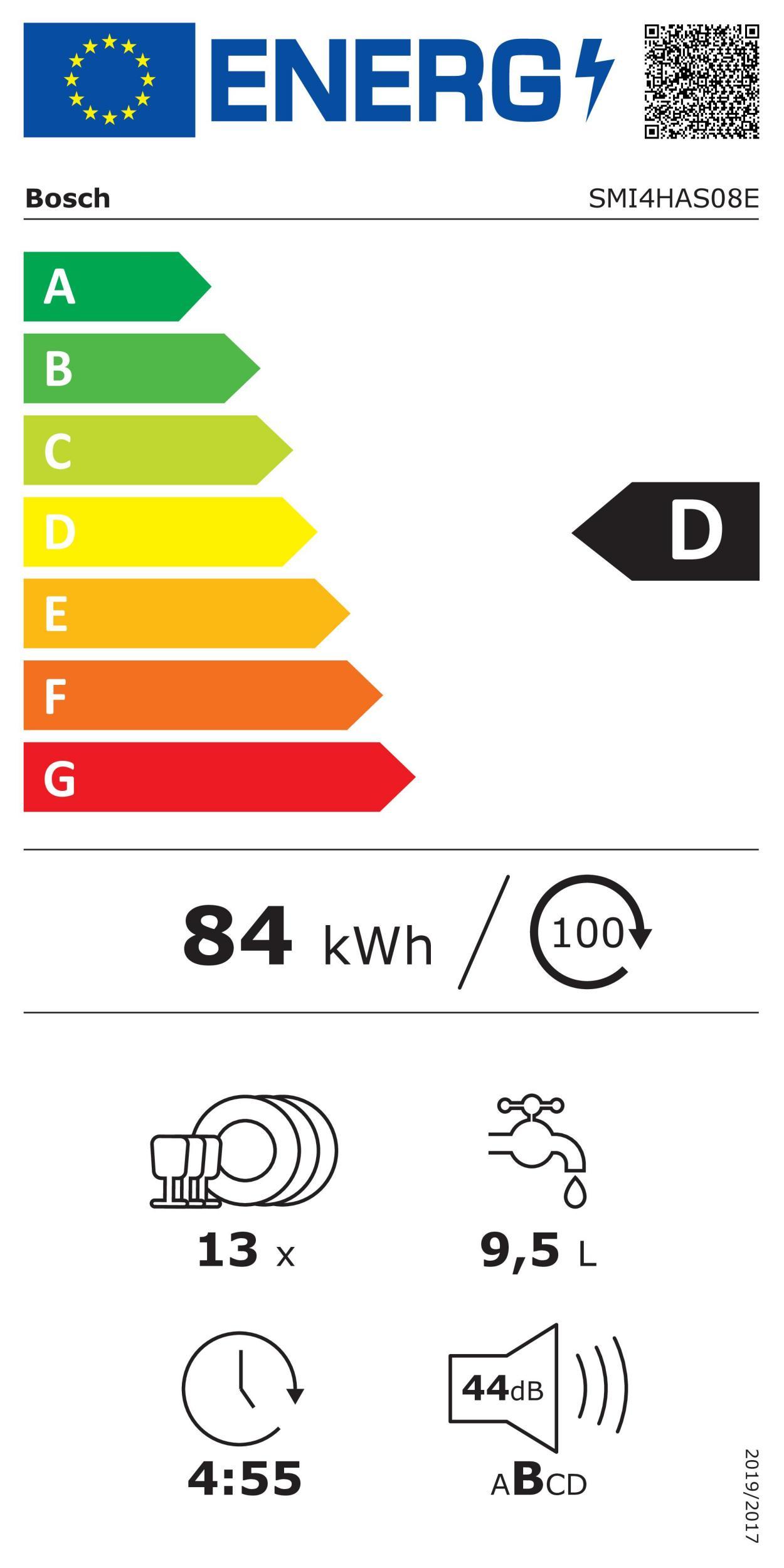 Bosch SMI 4 HAS 08E Ed EB-Geschirrspüler 