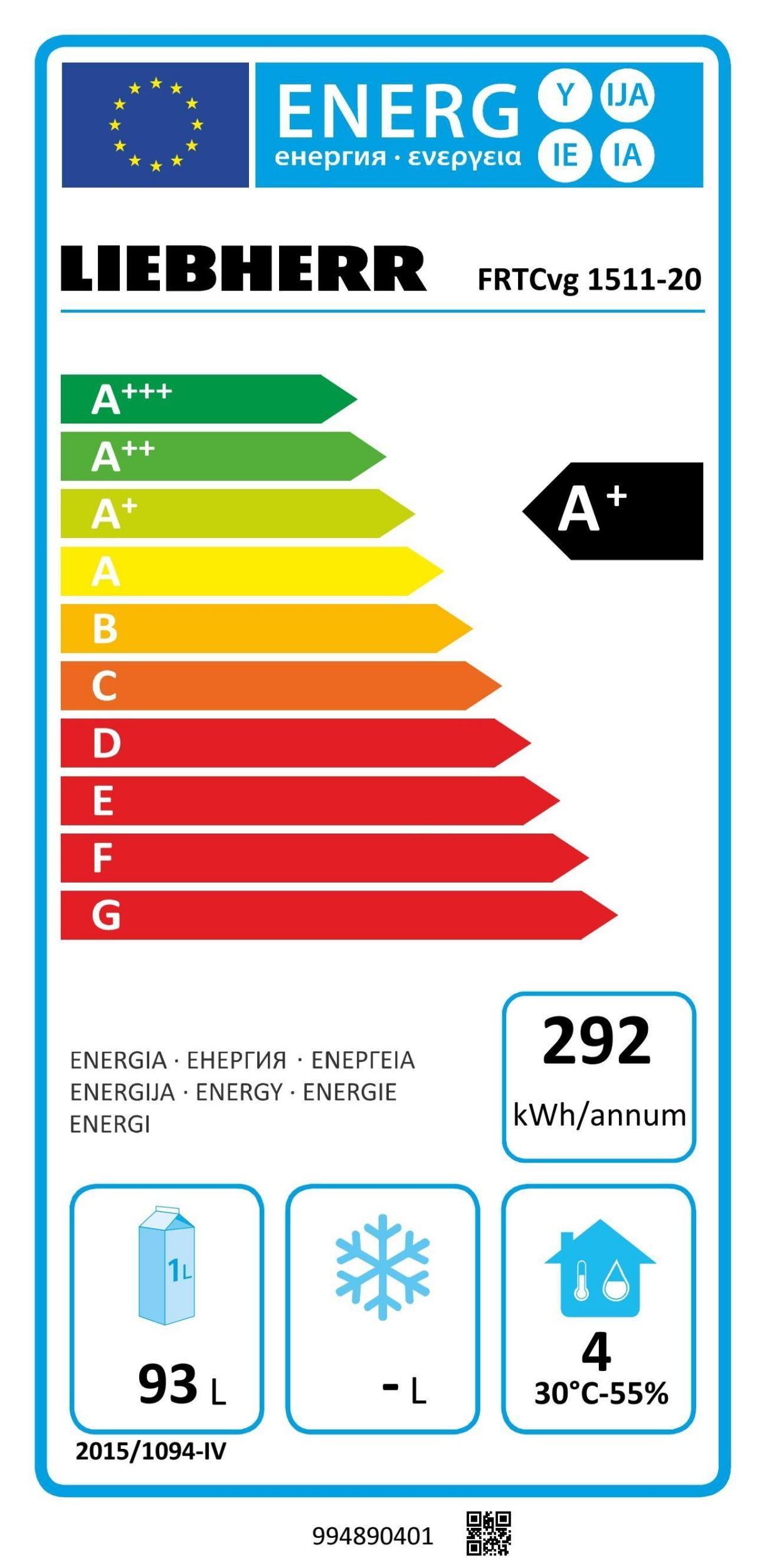 Liebherr FRTCvg 1511-20 Flaschenkühlschr 