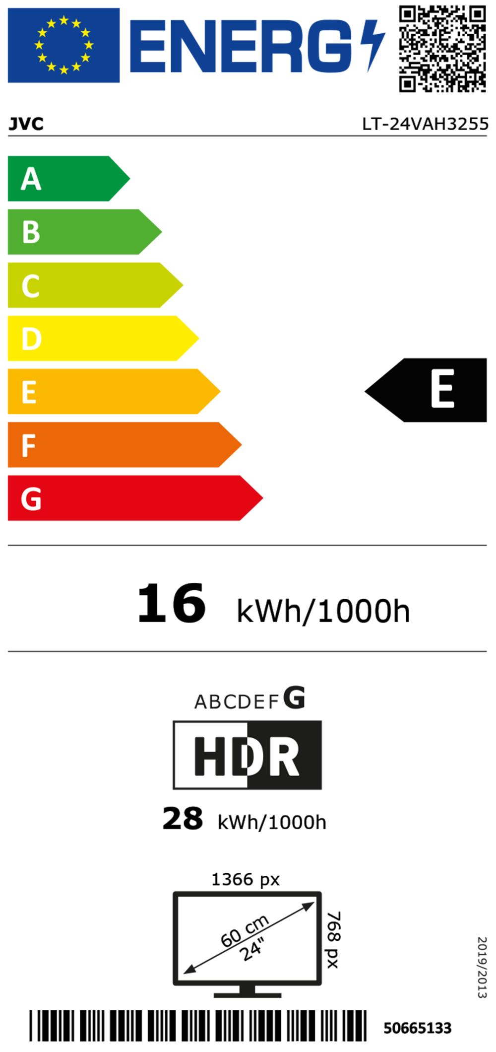 JVC LT-24VAH3255 sw LED-TV Android 