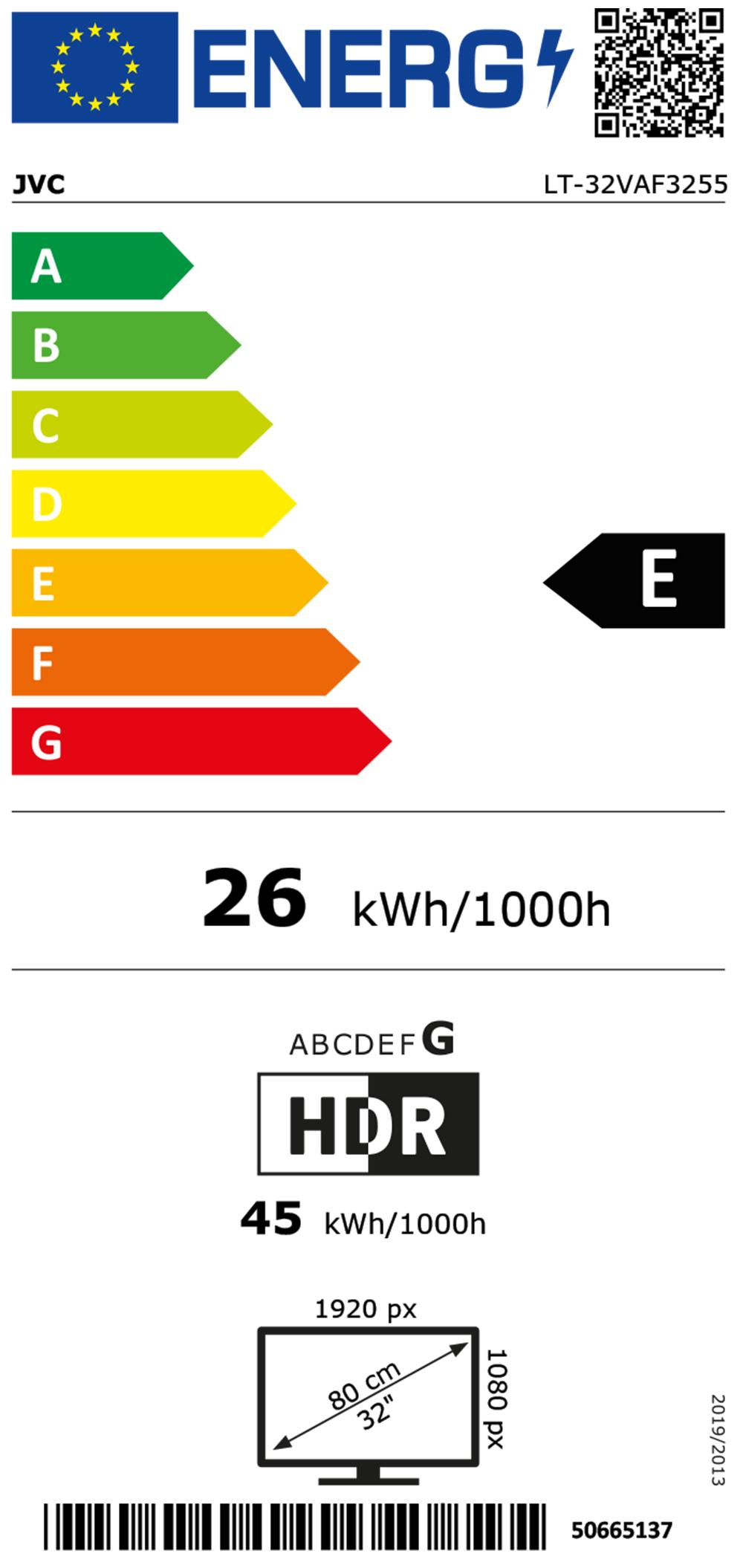 JVC LT-32VAF3255 sw LED-TV Android 