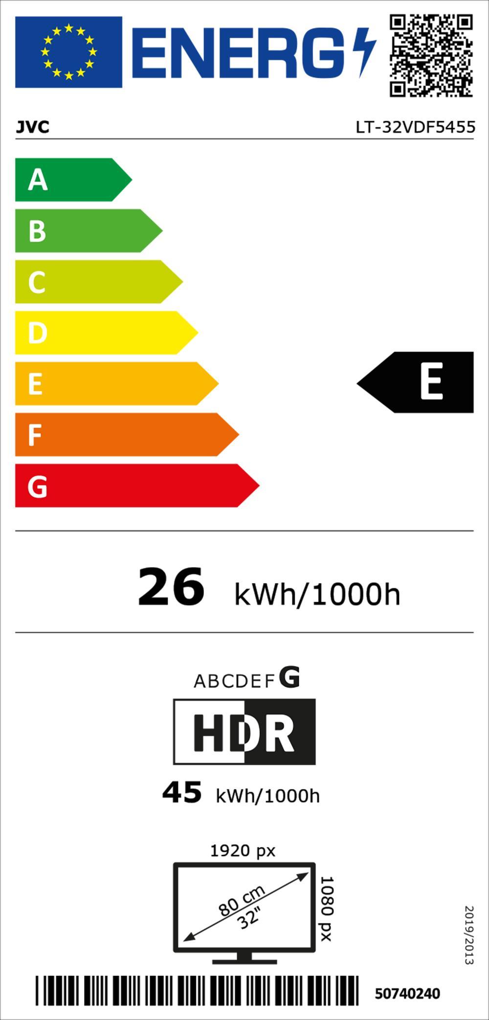 JVC LT-32VDF5455 sw LED-TV 