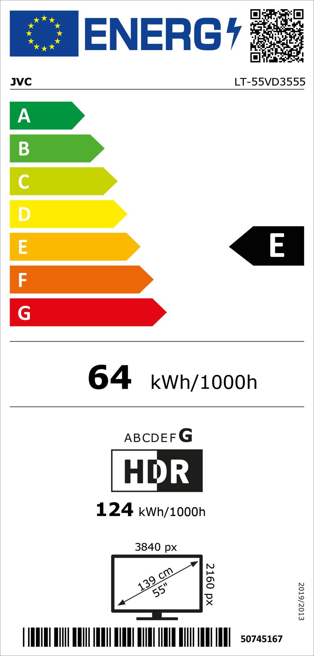 JVC LT-55VD3555 sw LED-TV 