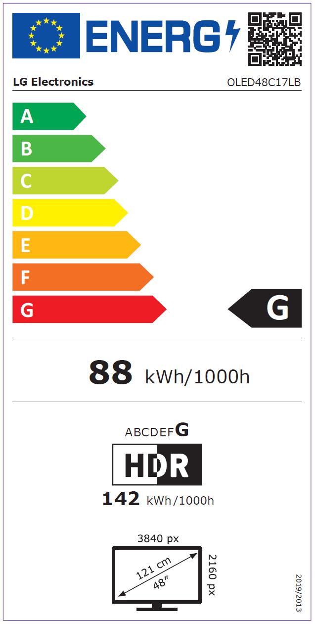 LG OLED48C17LB sw OLED-TV 