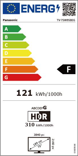 Panasonic TV-75W95BEG sw Mini LED-TV 