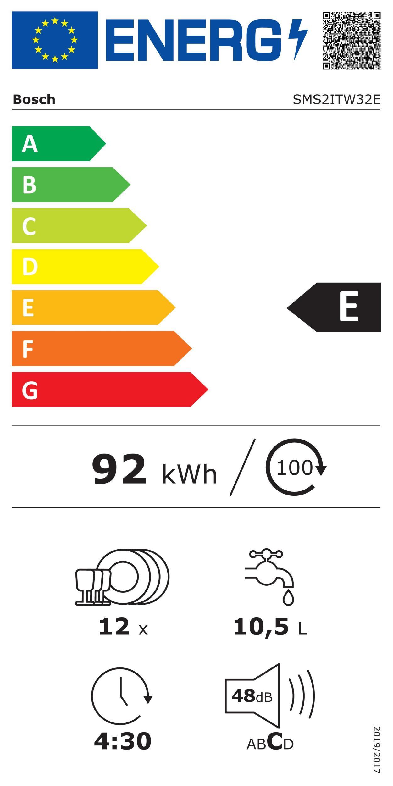 Bosch SMS 2 ITW 32 E ws Geschirrspüler 