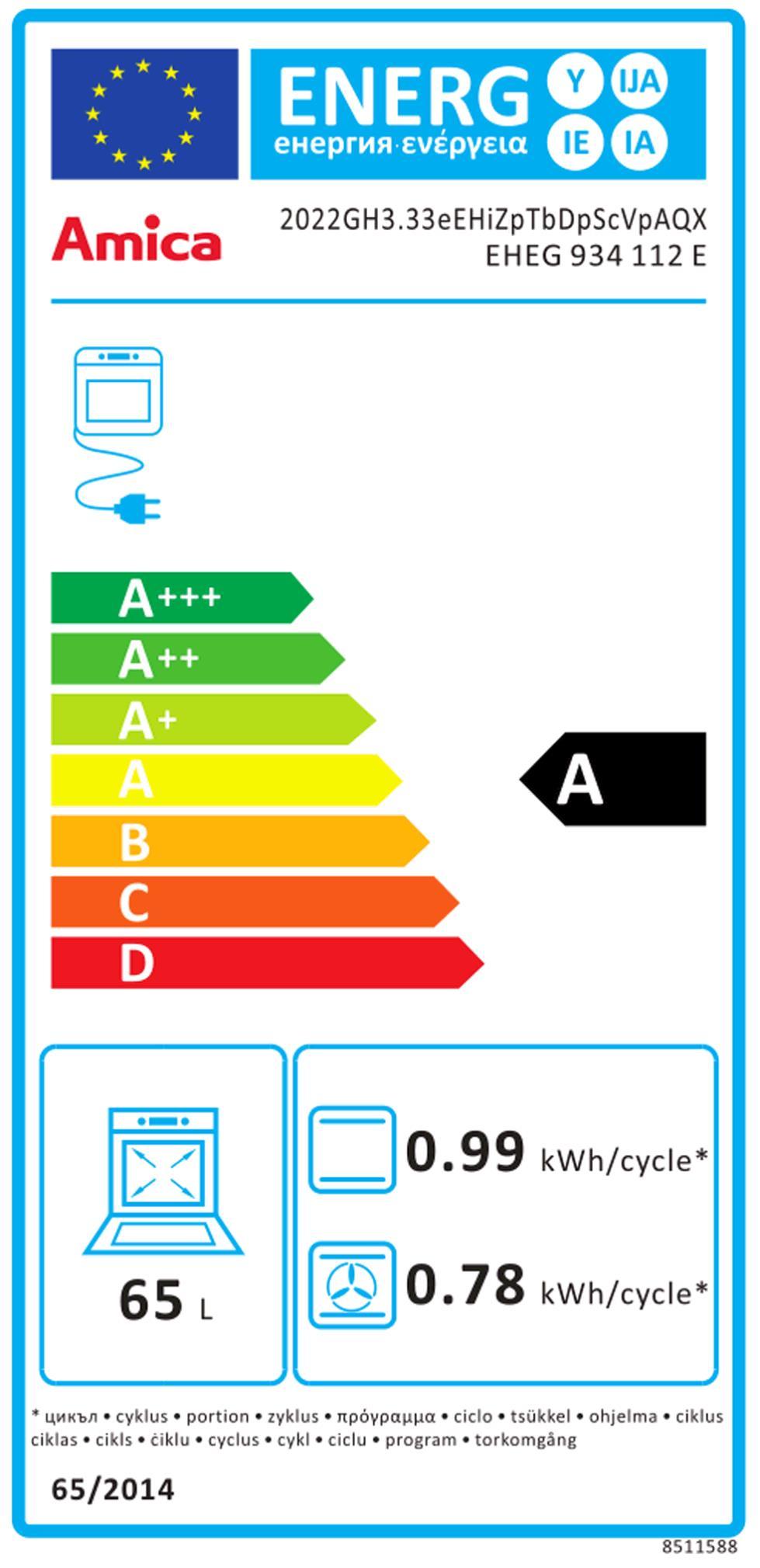 Amica EHEG 934112 E Ed EB-Herdset 