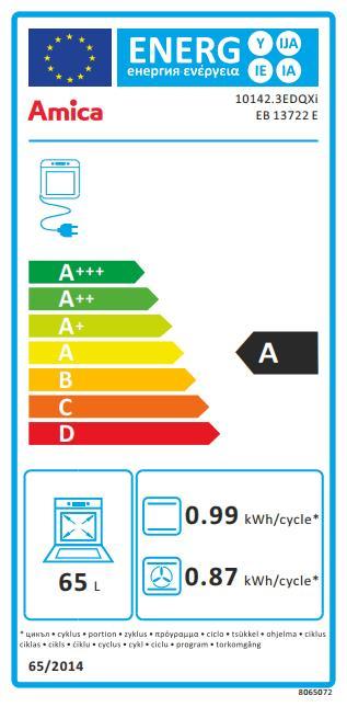 Amica EB 13722 E Ed Einbaubackofen 