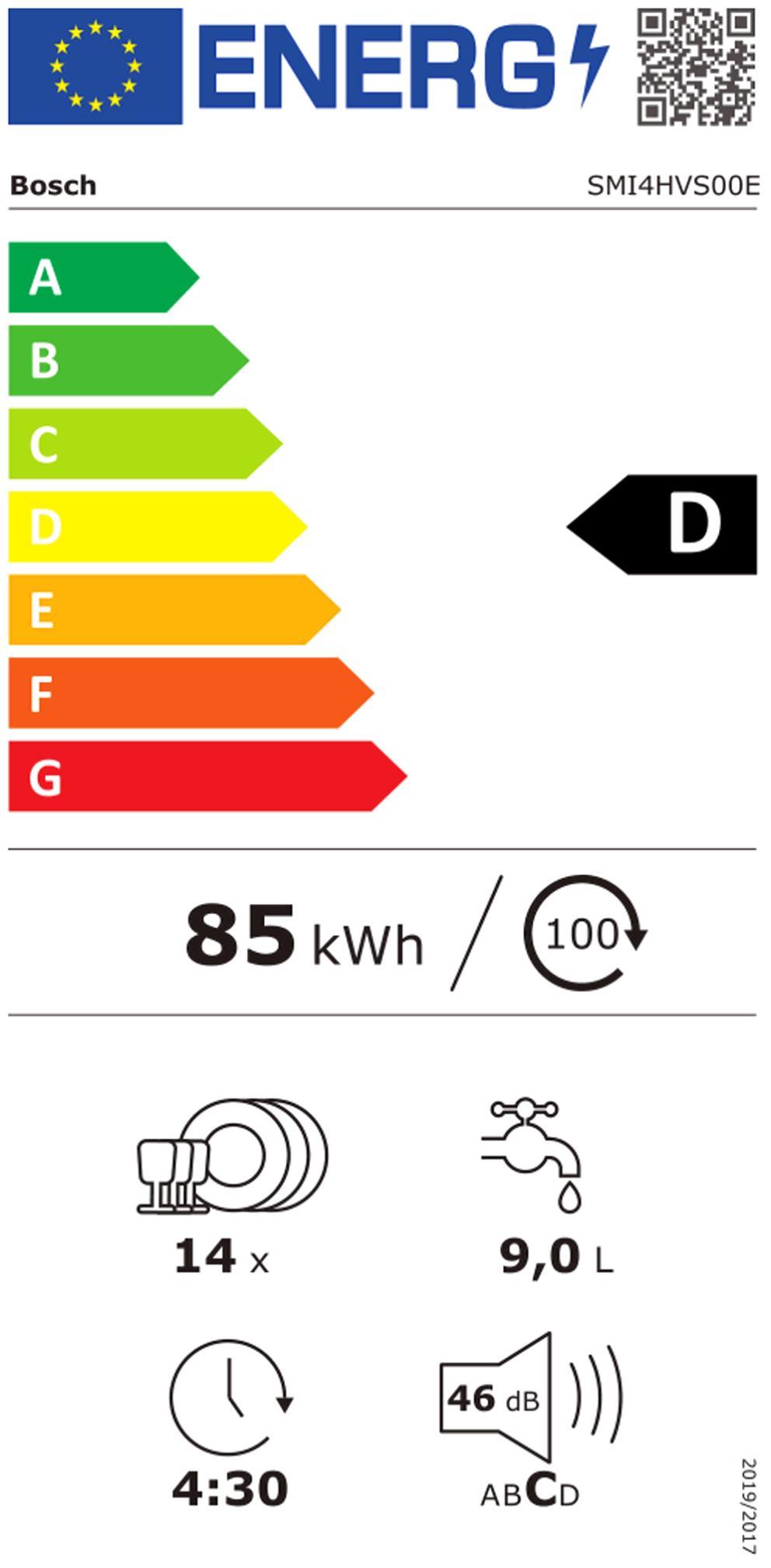 Bosch SMI4HVS00E Ed EB-Geschirrspüler 