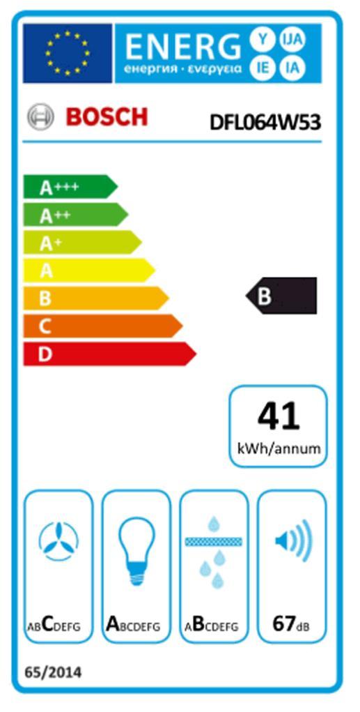 Bosch DFL 064 W 53 si Flachschirmhaube 
