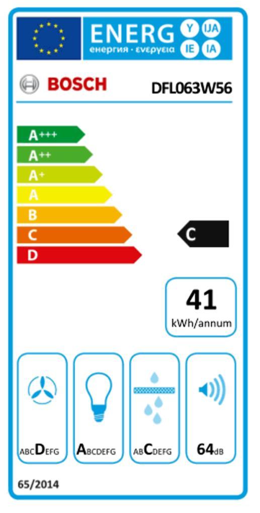 Bosch DFL 063 W 56 si Flachschirmhaube 