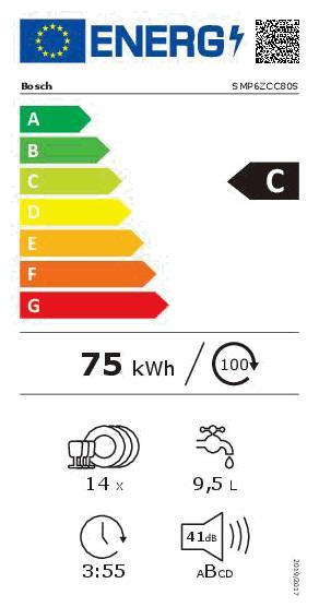 Bosch SMP6ZCC80S sw EB-Geschirrspüler(A) 