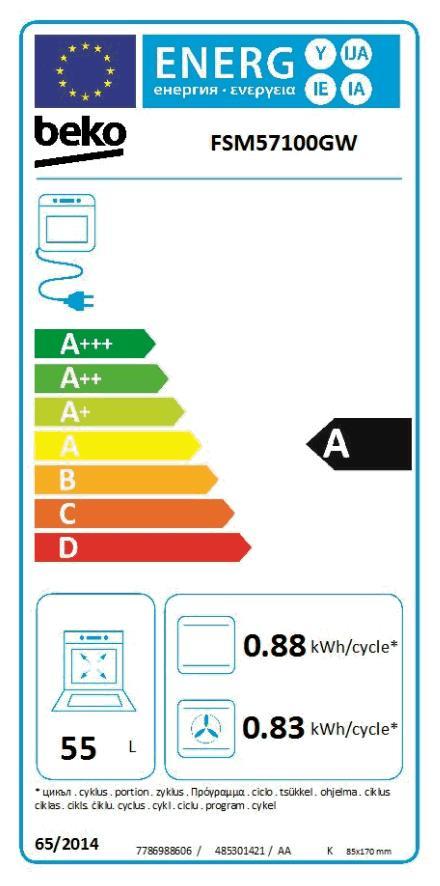 Beko FSM 57100 GW Standherd 