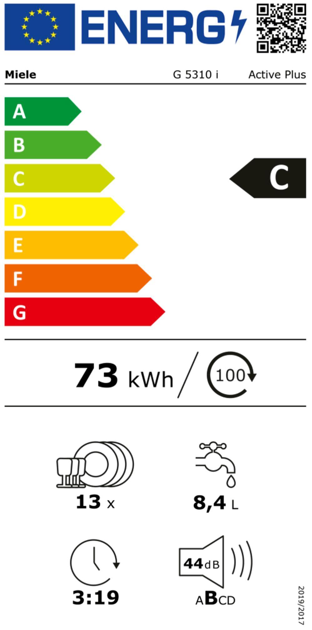 Miele G 5310 i Ed EB-Geschirrspüler(A) 