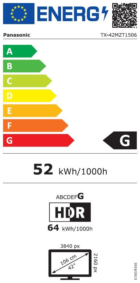 Panasonic TX-42MZT1506 sw OLED-TV WFexkl 