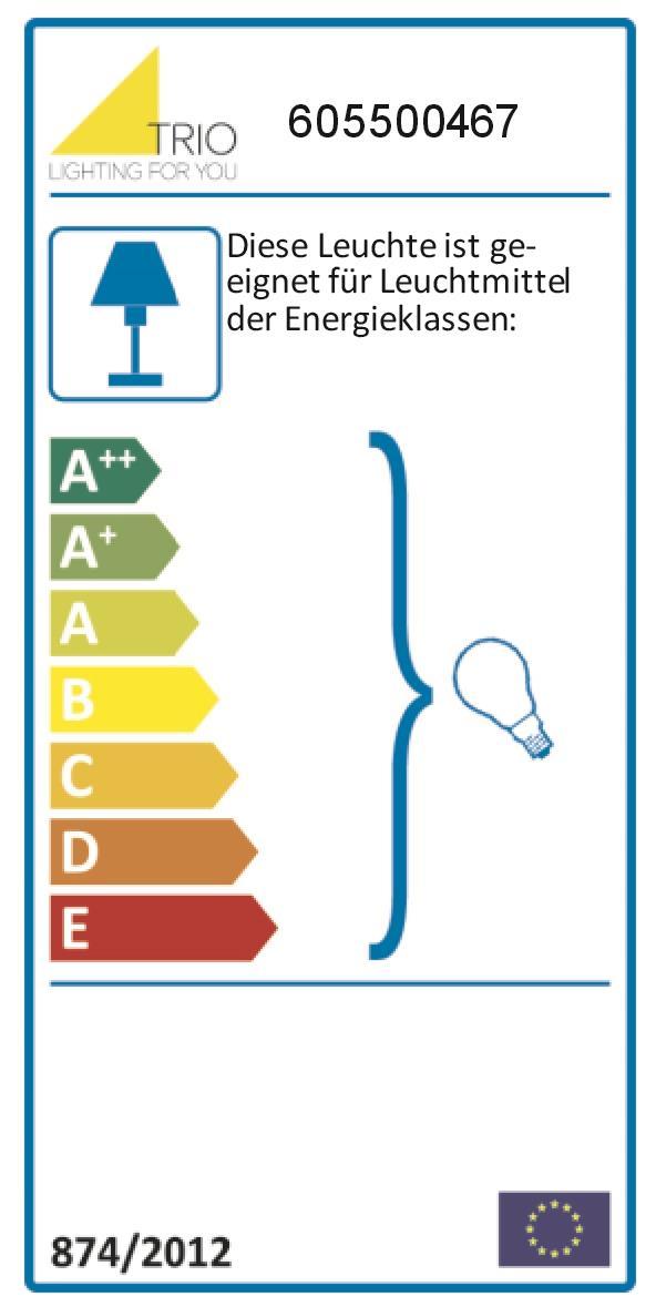 Trio Deckenleuchte KHAN 4x E27 605500467 