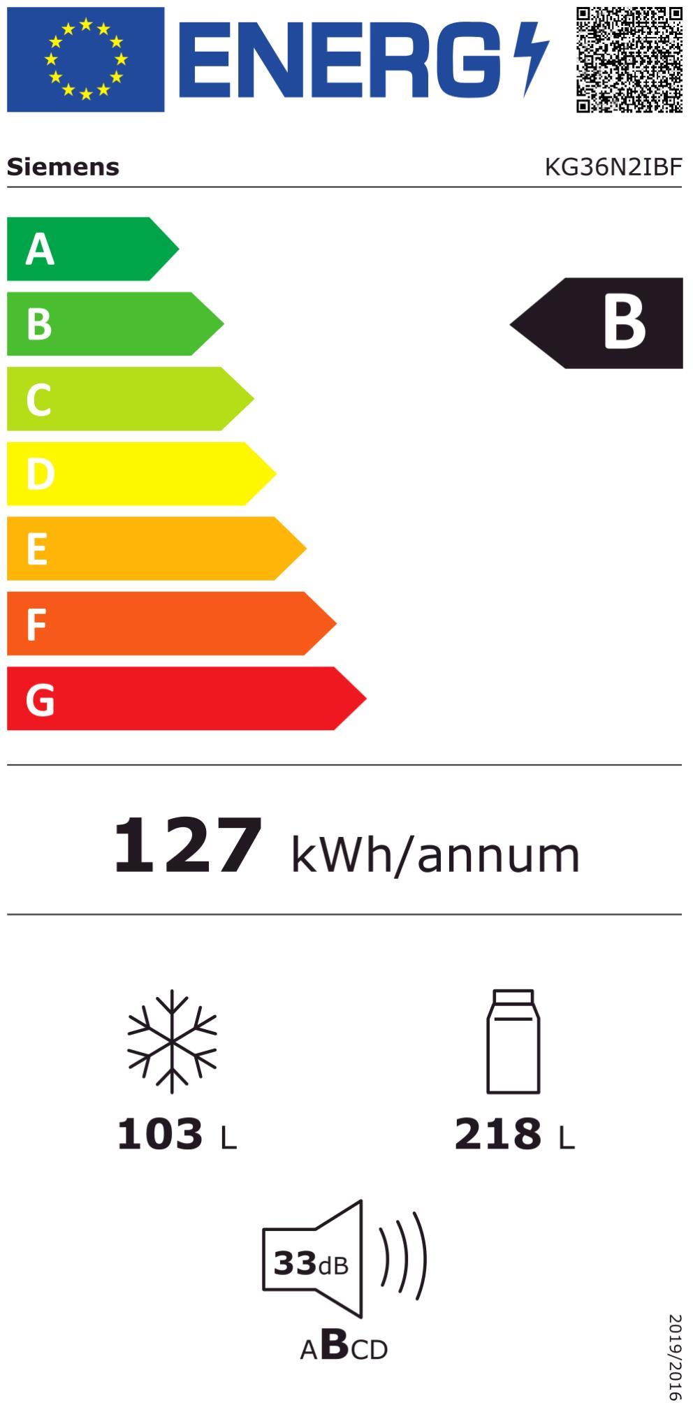 Siemens KG36N2IBF Ed Kühlkombi 