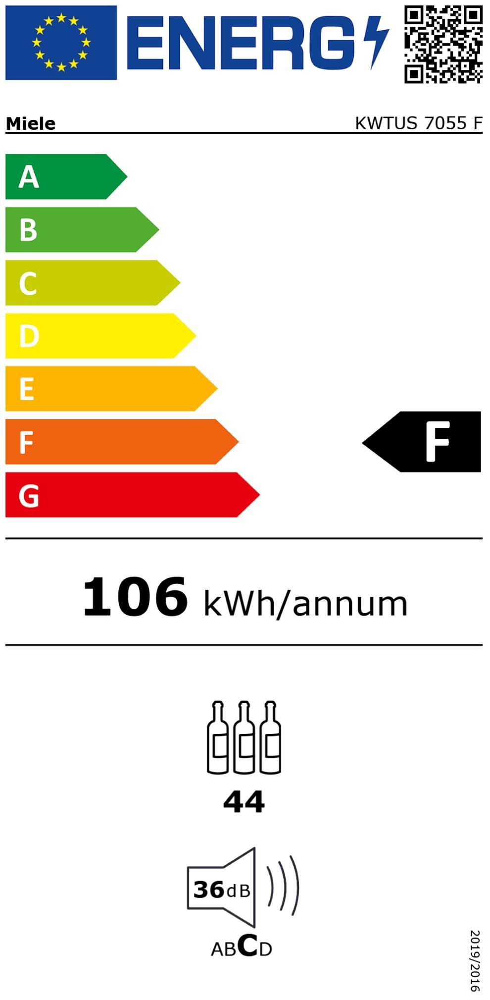 Miele KWTUS7055 F obsw UB-Weinschrank 