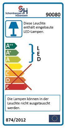 S&H LED Deckenleuchte Ø34cm 18W    90080 