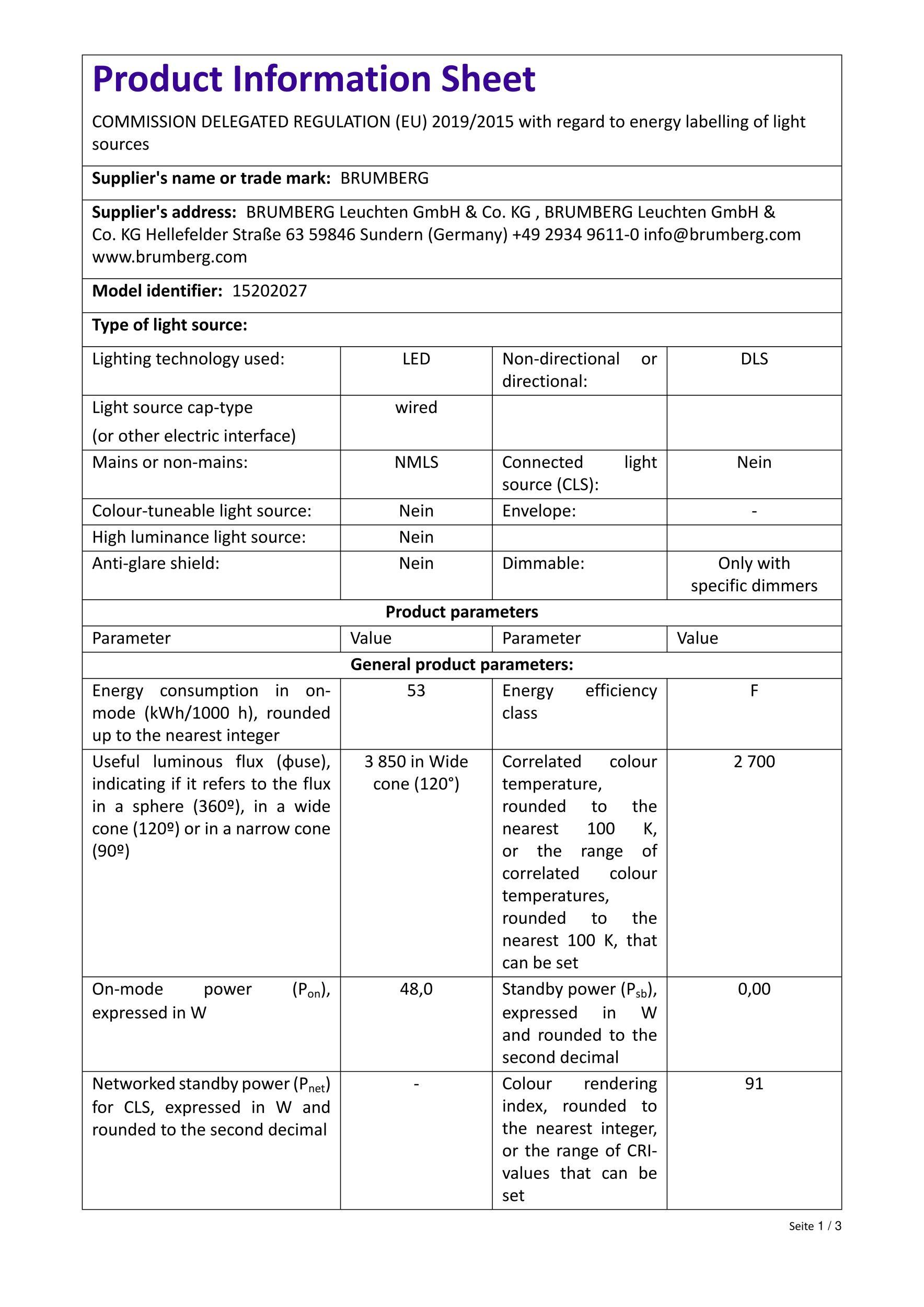 BRUM QualityFlex LED-Strip 24V 48W IP00 