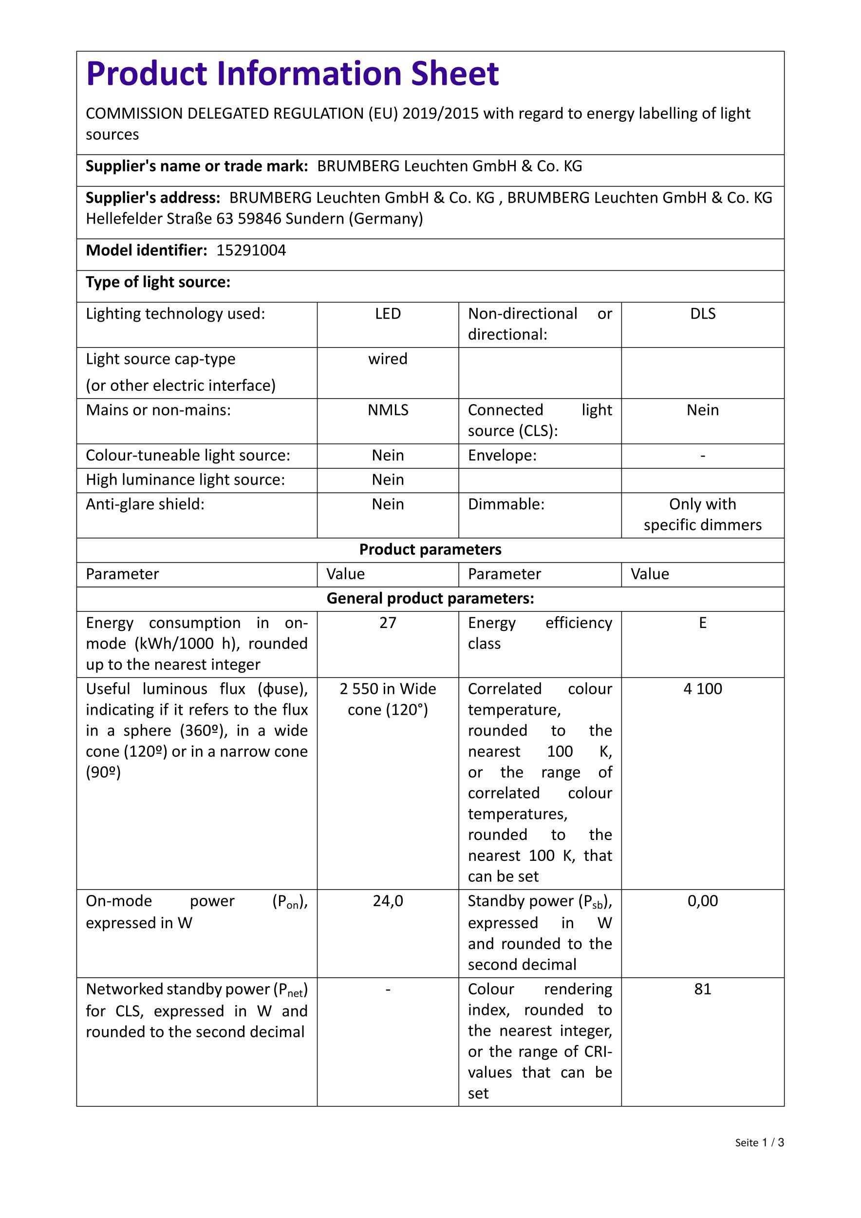 BRUM LED-Flexbandset 4,8W/m,    15291004 