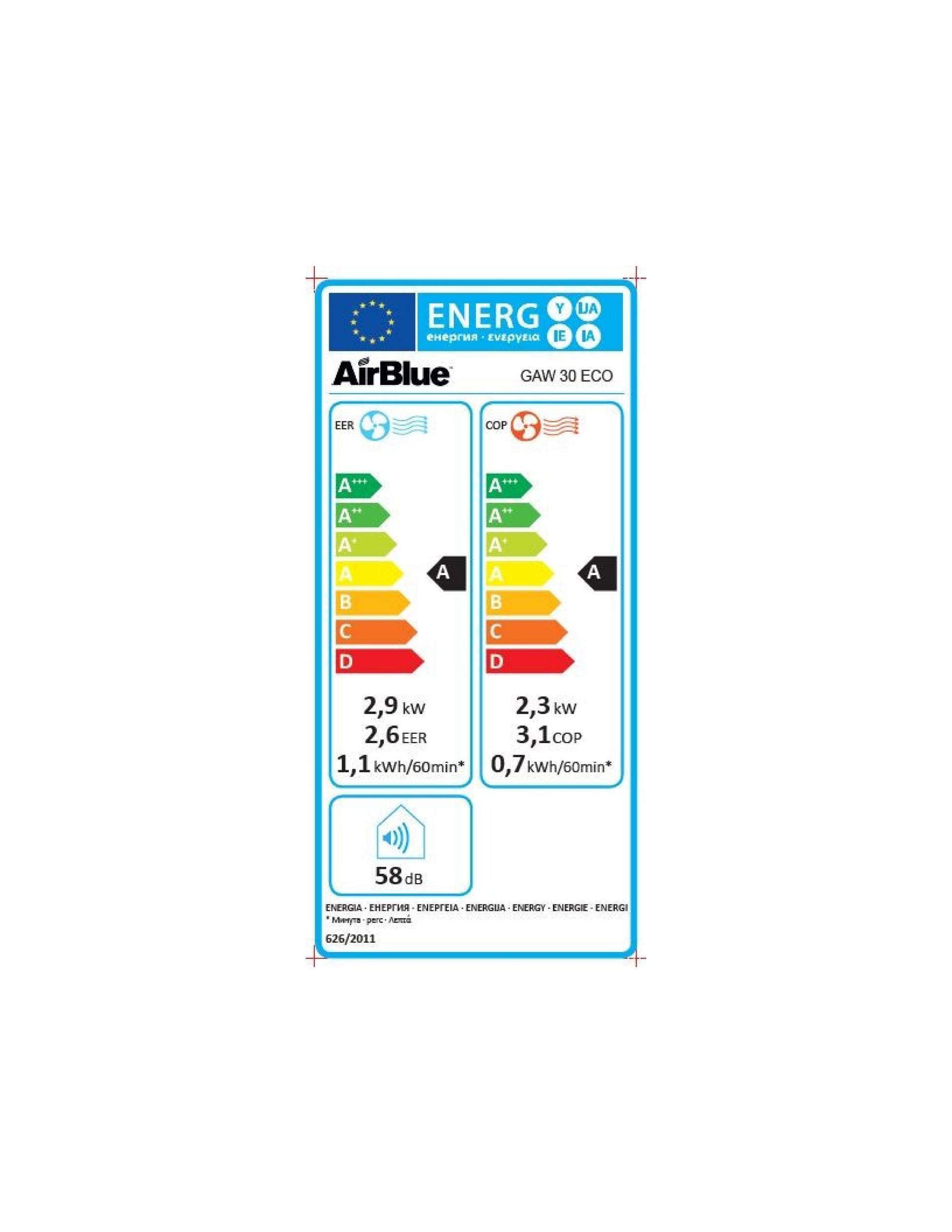 AXAIR Swegon GAW 30 ECO 3,5kW GAW 30 ECO 